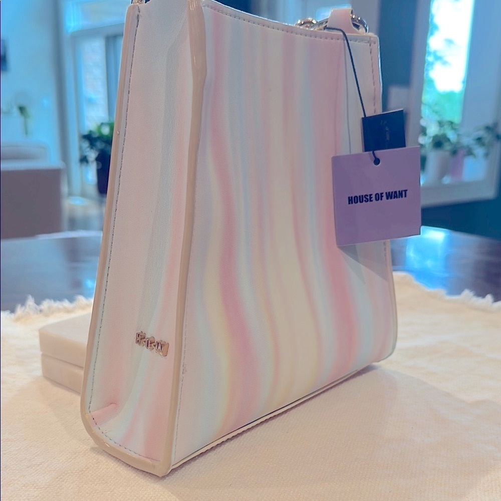 NWT house of want rainbow pastel bag 🌈 - Picture 3 of 7